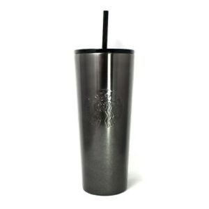 Starbucks Gradient Frosted Black Glitter Tumbler